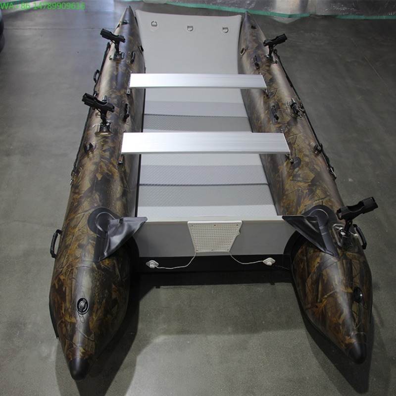 Fishing Kayak Inflatable - Bateau pneumatique catamaran haute vitesse en